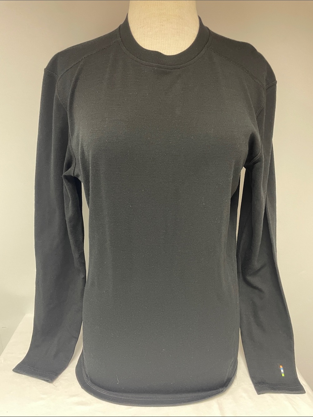 Smartwool Black Crewneck Women's Long-Sleeve Sweater